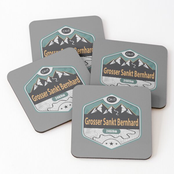 Item preview, Great St Bernard Pass Alpine Badge designed and sold by CynthiaGraphics.