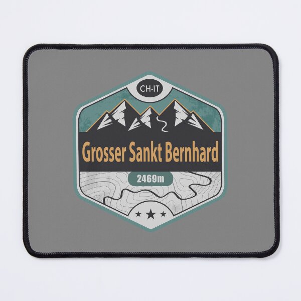 Item preview, Great St Bernard Pass Alpine Badge designed and sold by CynthiaGraphics.