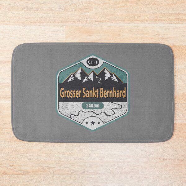 Item preview, Great St Bernard Pass Alpine Badge designed and sold by CynthiaGraphics.