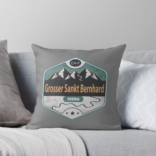 Item preview, Great St Bernard Pass Alpine Badge designed and sold by CynthiaGraphics.