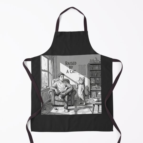 Item preview, Raised By A Cat designed and sold by PetJoyPrintsCO.