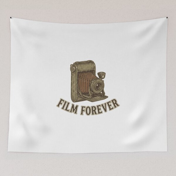 Item preview, Film Forever Vintage Camera Retro Distressed Photography Art designed and sold by chattsuede.