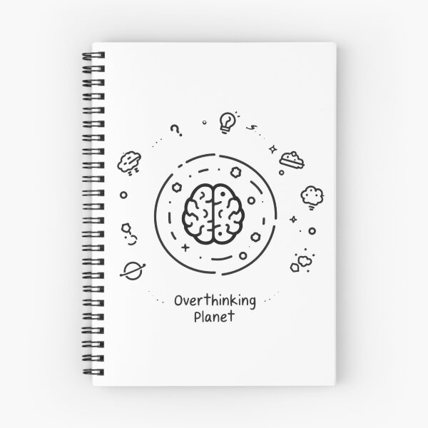 Item preview, Overthinking Planet – Minimalist Overthinking Mind Orbit Design designed and sold by Low Battery Society.