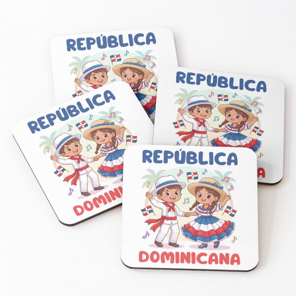 Item preview, Cute Dominican Kids Dancing in Traditional Outfit Flag designed and sold by NUMAcreations.