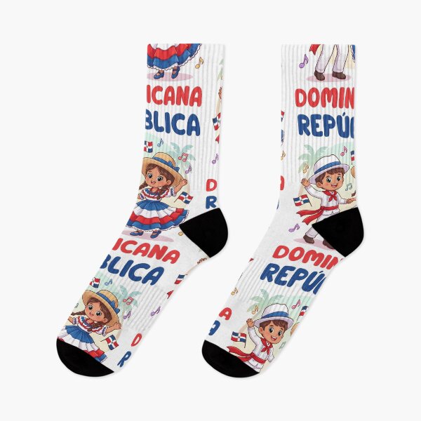 Item preview, Cute Dominican Kids Dancing in Traditional Outfit Flag designed and sold by NUMAcreations.