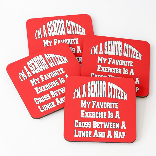 Item preview, Funny Senior Citizen Humor My Favorite Exercise Is A Cross Between A Lunge And A Nap designed and sold by fantasticdesign.