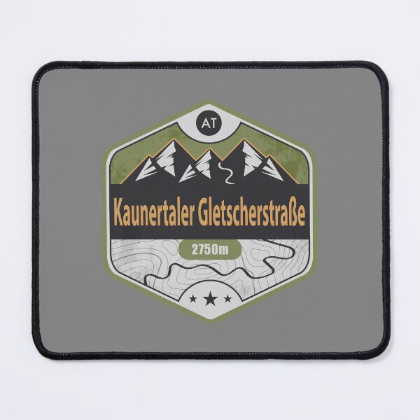 Item preview, Kaunertaler Glacier Road Alpine Badge designed and sold by CynthiaGraphics.