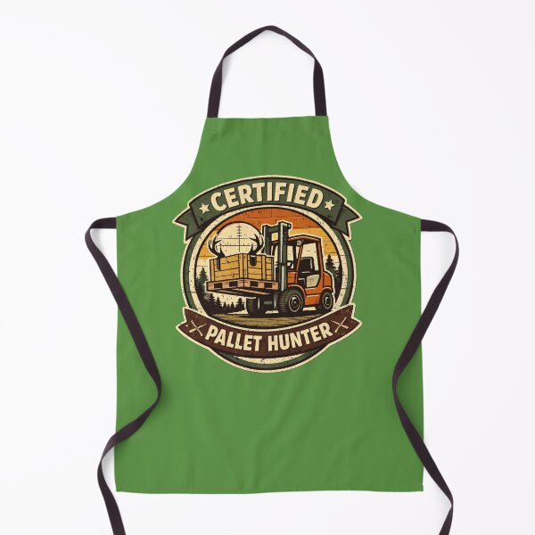 Item preview, Certified Pallet Hunter Retro Forklift Operator designed and sold by RetroNibylander.