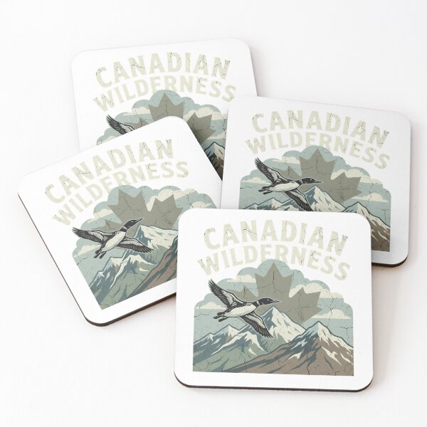Item preview, Vintage Canadian Wilderness Loon retro rustic wildlife designed and sold by chattsuede.