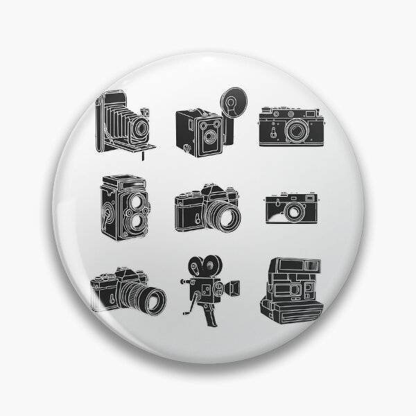 Item preview, Vintage Camera Line Art minimalist retro photographer designed and sold by chattsuede.