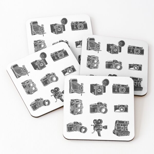 Item preview, Vintage Camera Line Art minimalist retro photographer designed and sold by chattsuede.