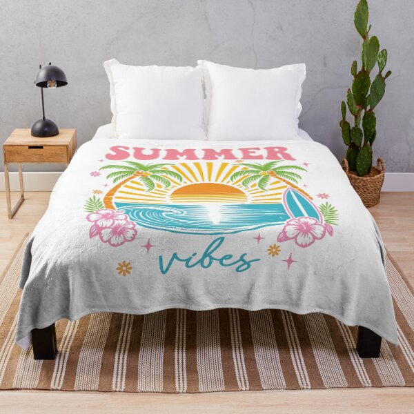 Item preview, Groovy Summer Surfer Sunset Palm Tree Ocean Waves designed and sold by izmb.