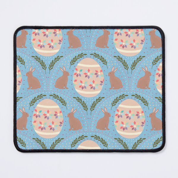 Item preview, Easter buries and eggs blue designed and sold by Ana Gorozpe.
