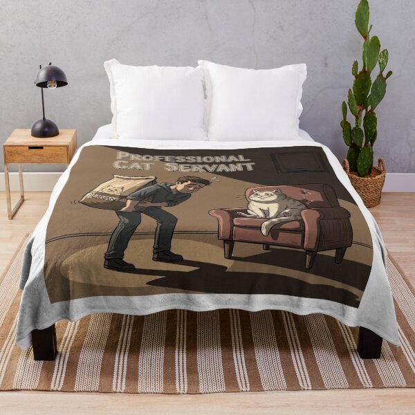Item preview, Professional Cat Servant designed and sold by PetJoyPrintsCO.
