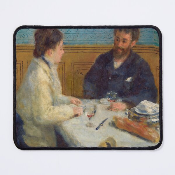Item preview, Luncheon Le Dejeuner by Pierre-Auguste Renoir: Intimate Impressionist Dining Scene designed and sold by artofuniverse.