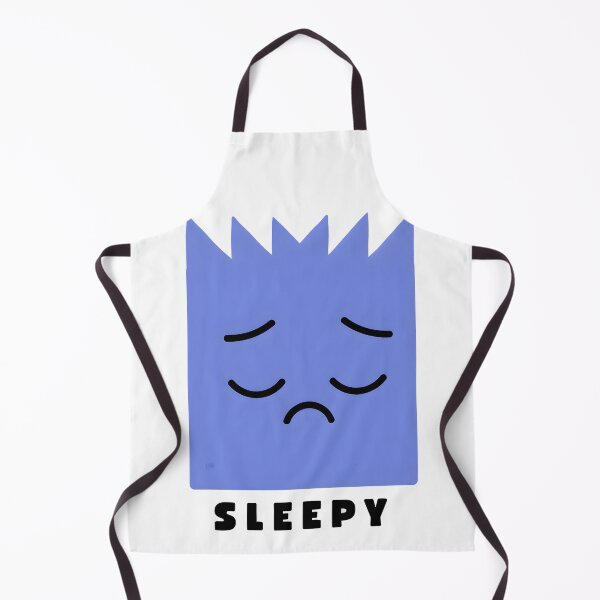 Item preview, Cute Blue Sleepy Character Cartoon designed and sold by Cute Mee .