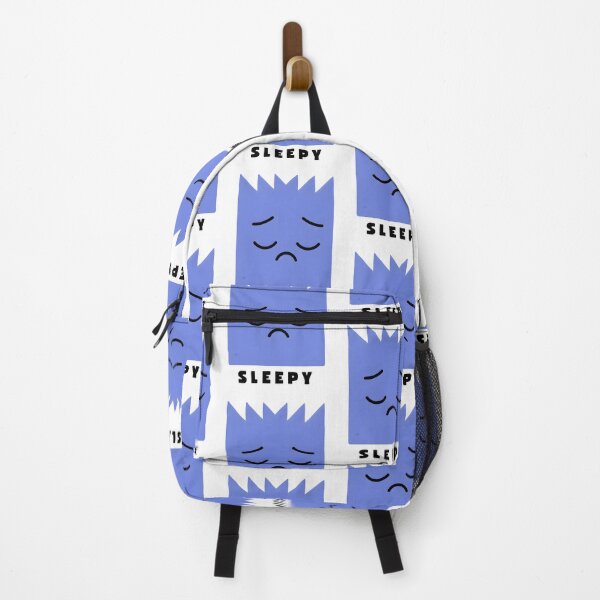 Item preview, Cute Blue Sleepy Character Cartoon designed and sold by Cute Mee .