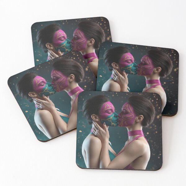 Item preview, Cosmic Lovers in Surreal Embrace designed and sold by Artfully Entertained.