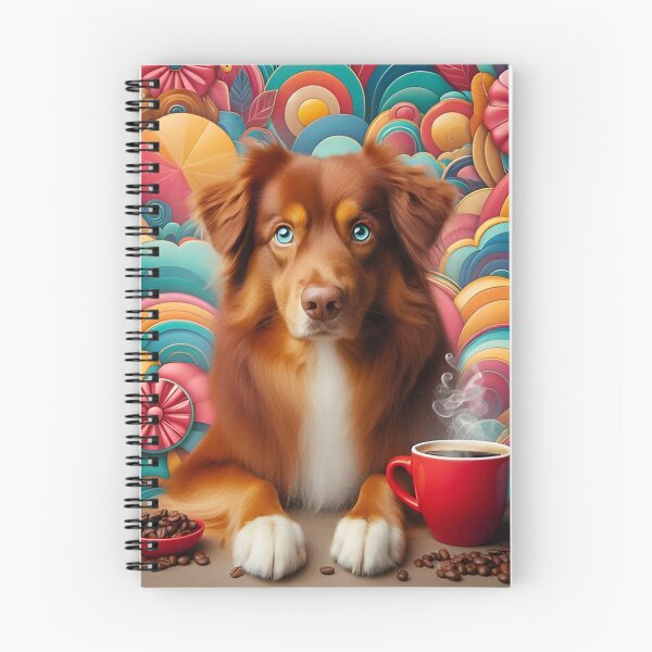 Artikelvorschau, Nova Scotia Duck Tolling Retriever trinkt Kaffee: „Toller Brew“ entworfen und verkauft von The Coffee Critters.