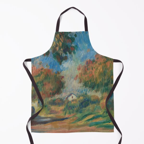 Item preview, Maison Dans Un Paysage by Pierre-Auguste Renoir: Impressionist countryside poster designed and sold by artofuniverse.