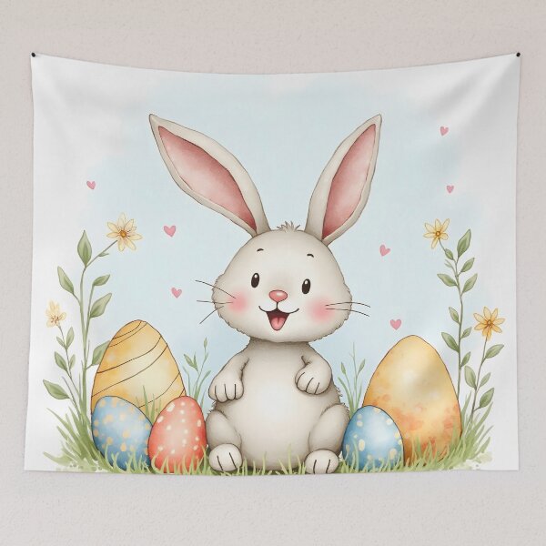 Item preview, Cute Easter Bunny And Eggs Trendy Collection designed and sold by TrendyDesigne412.
