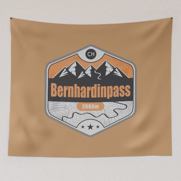 Item preview, San Bernardino Pass Alpine Badge designed and sold by CynthiaGraphics.