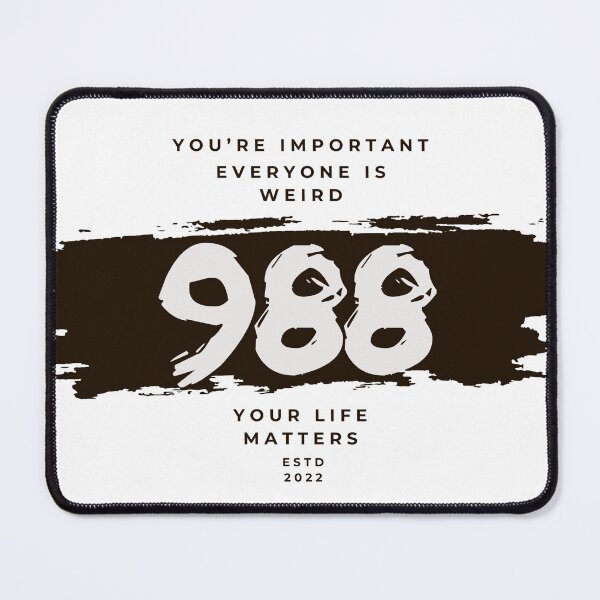 Item preview, 988 Lifeline Mental Heal Awareness - Your Life Matters designed and sold by CreativeChange.