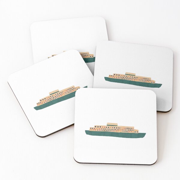 Item preview, seattle ferry designed and sold by KitschByKate.