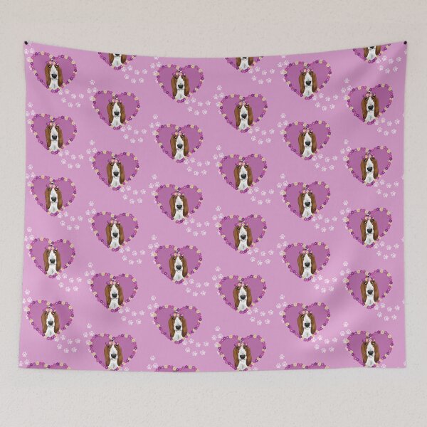 Item preview, Basset Hound Love designed and sold by kerriestuff.