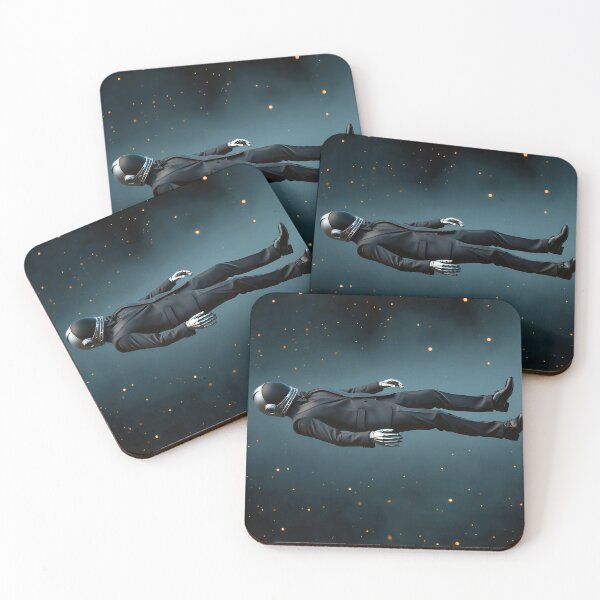 Item preview, Floating Astronaut in Cosmic Silence designed and sold by Artfully Entertained.