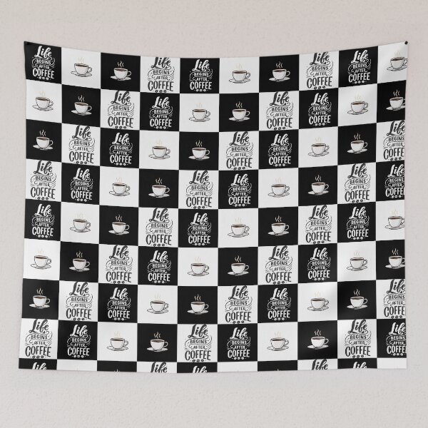 Item preview, Life Begins After Coffee Funny Tshirts Gift for Her and Him designed and sold by MojNetSerwis WWK.