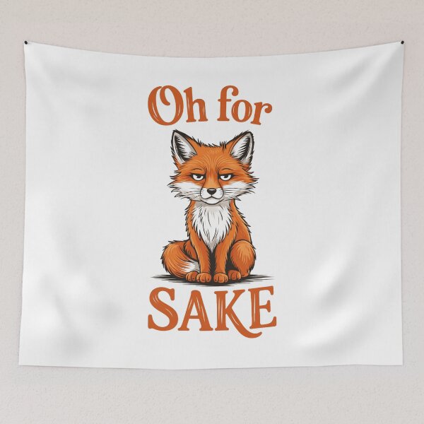 Item preview, Funny Fox Pun Wall Art,Sarcastic Quote Poster designed and sold by treesdesign.