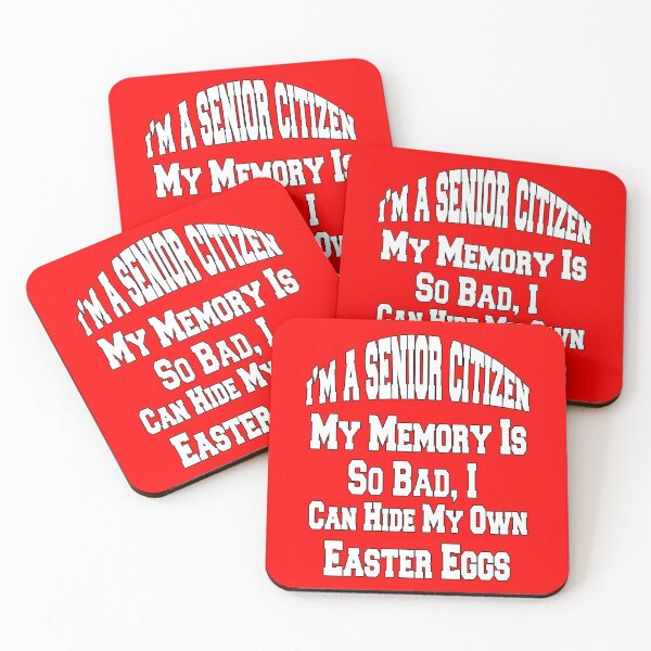 Item preview, Funny Senior Citizen Humor My Memory Is So Bad, I Can Hide My Own Easter Eggs designed and sold by fantasticdesign.