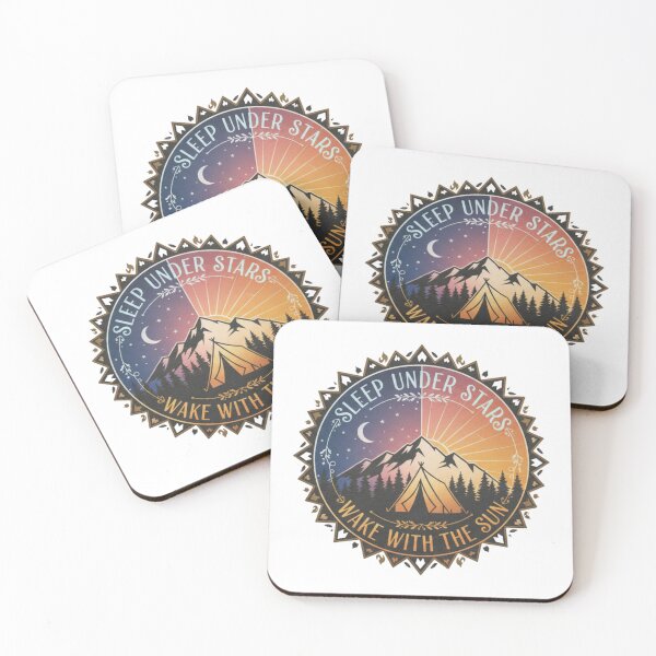 Item preview, Sleep under Stars, Wake with the Sun designed and sold by BeastandBanshiLLC.