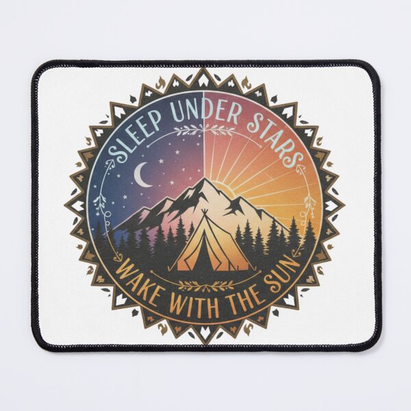 Item preview, Sleep under Stars, Wake with the Sun designed and sold by BeastandBanshiLLC.