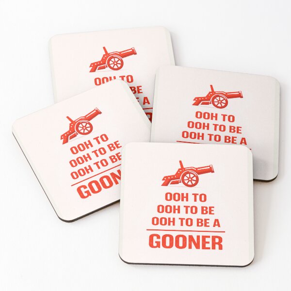 Item preview, Ooh To Be A Gooner Football Chant Poster – Retro Terrace Style designed and sold by lnewlfuk.