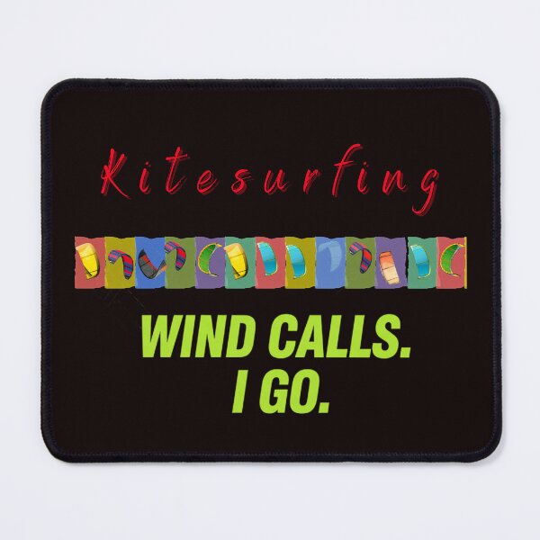 Item preview, Kitesurfing Lifestyle Wind Calls I Go Dynamic Kite Strip Tee designed and sold by MojNetSerwis WWK.