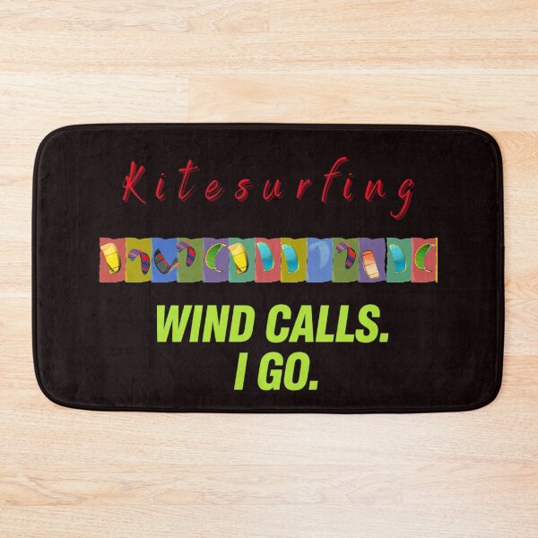 Item preview, Kitesurfing Lifestyle  Wind Calls I Go Dynamic Kite Strip Tee designed and sold by MojNetSerwis WWK.