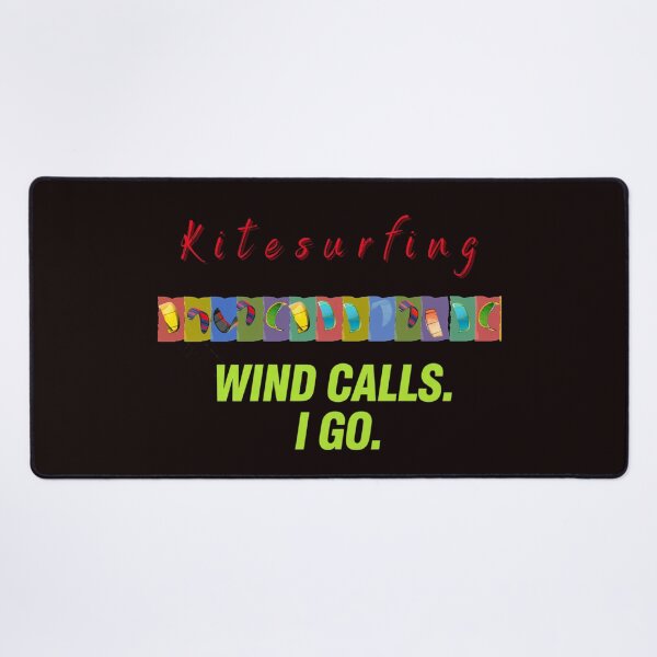 Item preview, Kitesurfing Lifestyle  Wind Calls I Go Dynamic Kite Strip Tee designed and sold by MojNetSerwis WWK.