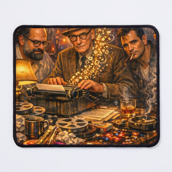 Item preview, Three Beat Generation Authors Creating Together designed and sold by Halifaxartguy.