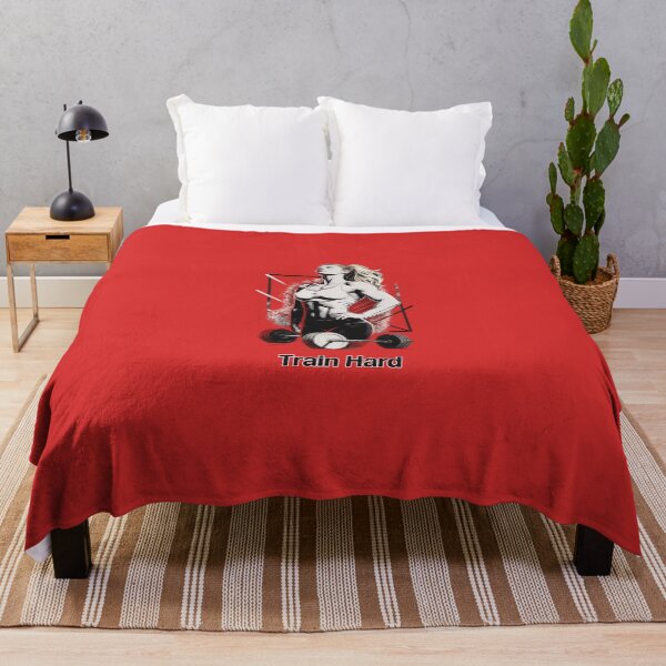 Item preview, Train Hard – Strong Woman Gym Art designed and sold by StorySeller85.