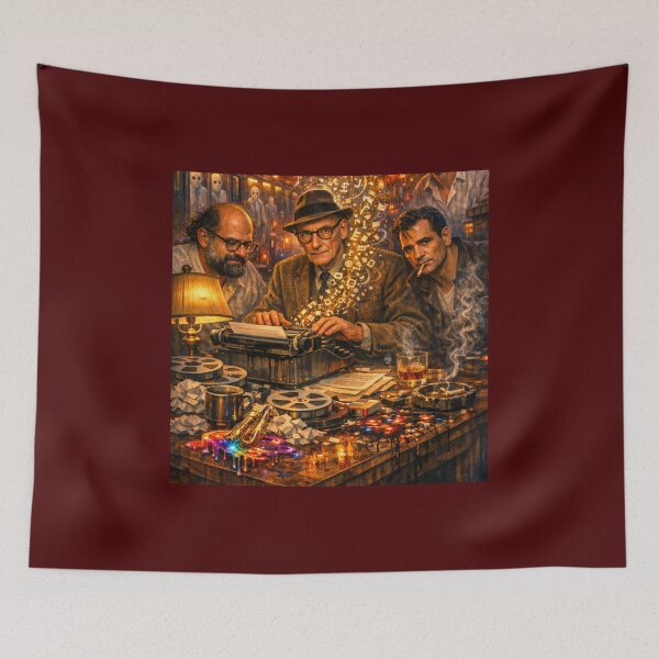 Item preview, Three Beat Generation Authors Creating Together designed and sold by Halifaxartguy.