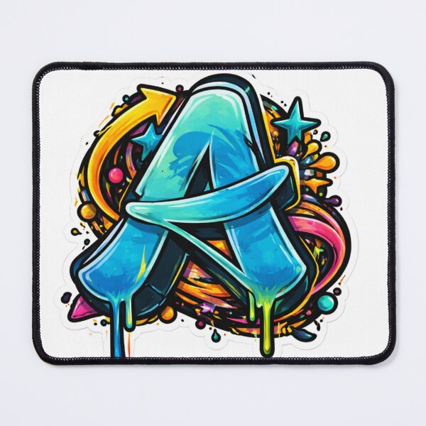 Item preview, Graffiti Letter A Sticker – Urban Street Art Alphabet Graffiti Design designed and sold by TaitelCraft.