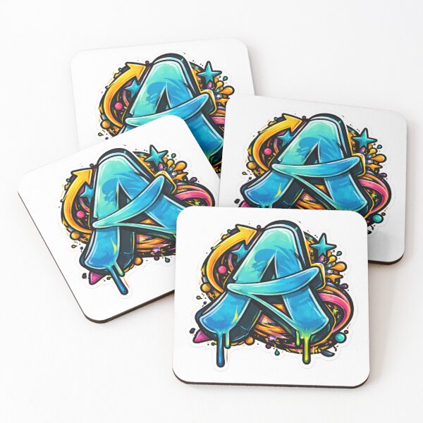 Item preview, Graffiti Letter A Sticker – Urban Street Art Alphabet Graffiti Design designed and sold by TaitelCraft.