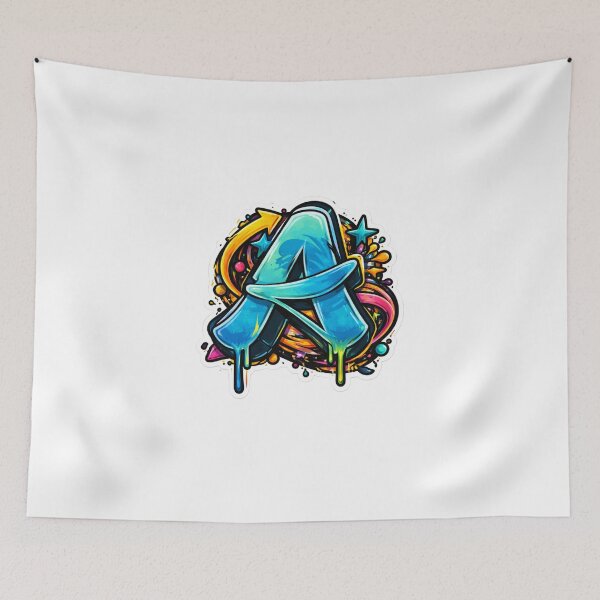 Item preview, Graffiti Letter A Sticker – Urban Street Art Alphabet Graffiti Design designed and sold by TaitelCraft.