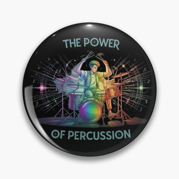 Item preview, The Power of Percussion: Vibrant Rainbow Drummer Graphic Art designed and sold by Rhythm Thru Art .