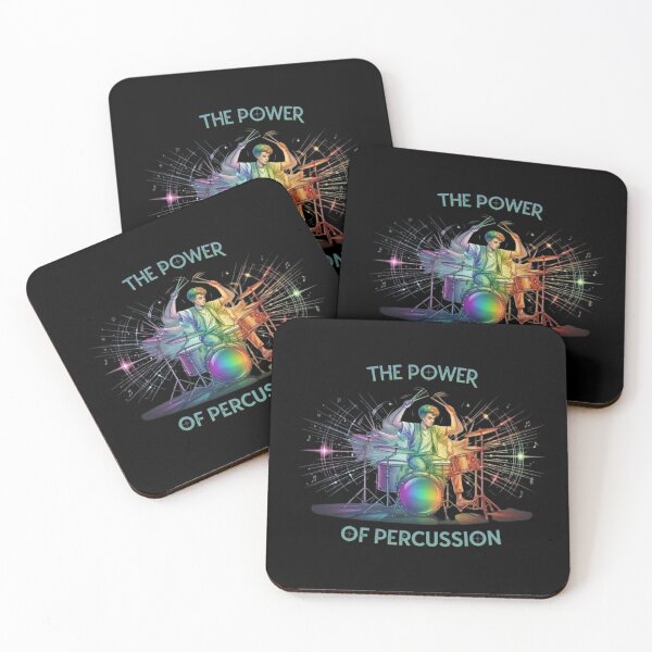 Item preview, The Power of Percussion: Vibrant Rainbow Drummer Graphic Art designed and sold by Rhythm Thru Art .