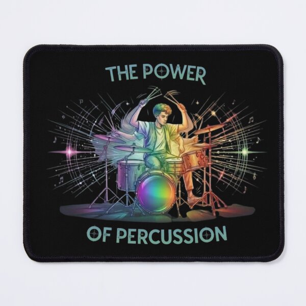Item preview, The Power of Percussion: Vibrant Rainbow Drummer Graphic Art designed and sold by Rhythm Thru Art .