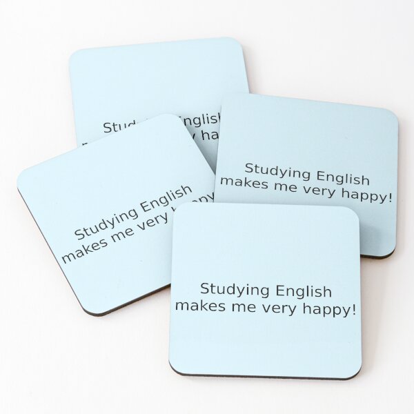 Item preview, Studying English makes me very happy! designed and sold by English Learning.