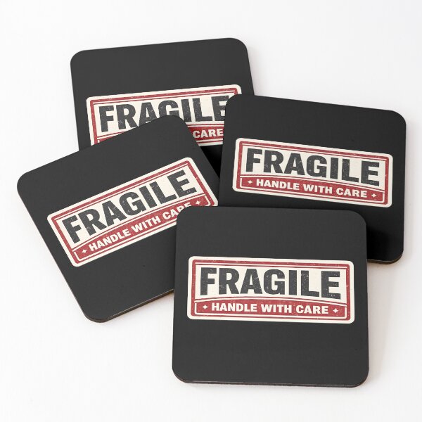 Item preview, Fragile Handle With Care Vintage Warning Label Design designed and sold by ShineEyePirate.